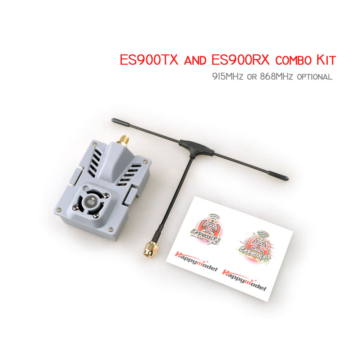 Drone Kit Racing - Happymodel RC ELRS マイクロ ES900RX（受信機）ES900TX（モジュール）コンボキット 915MHz
