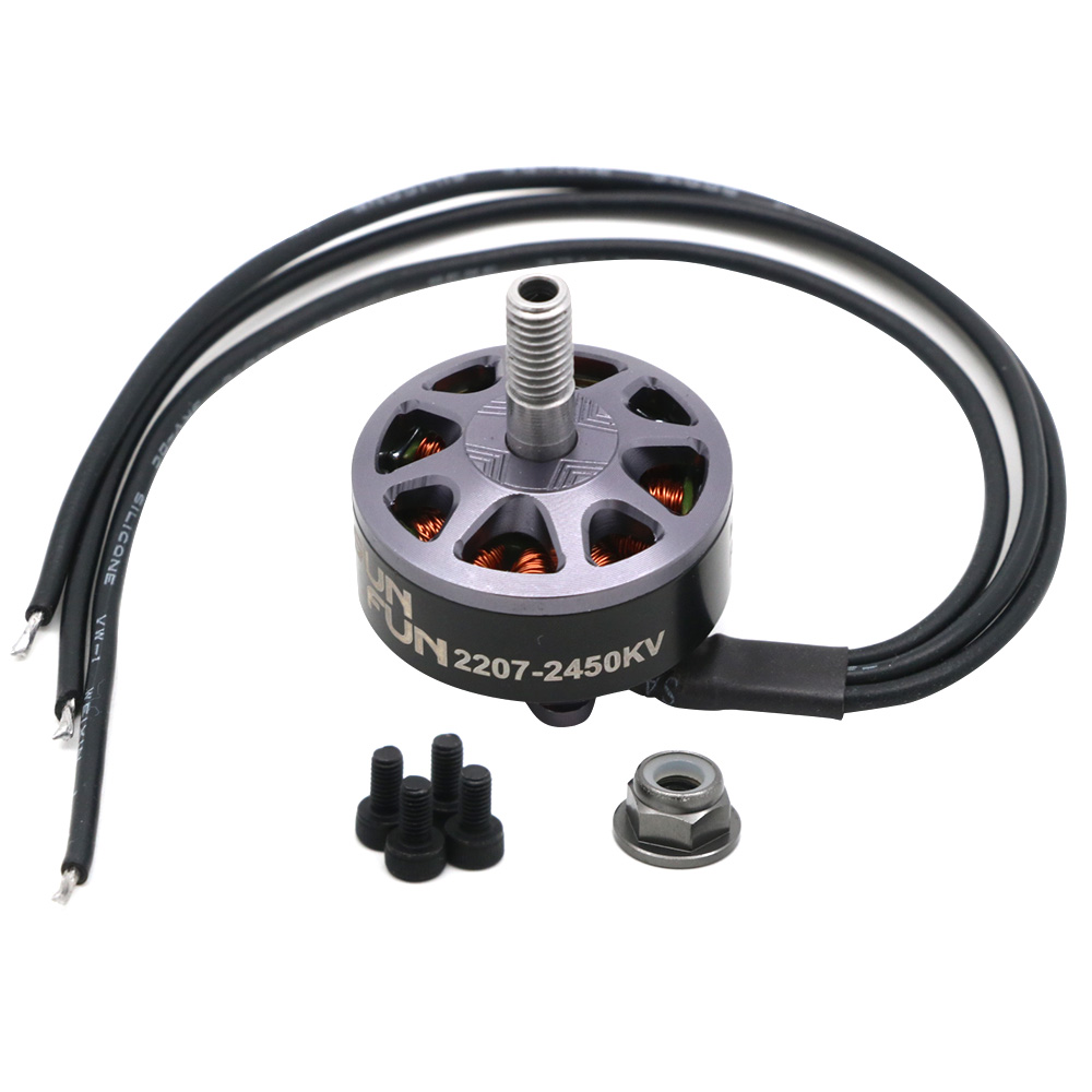 1/4個セット Sun Fun 2207 ブラシレスモーター - Drone Kit Beginner のレビューと価格
